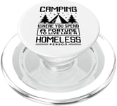 Le camping dépense une fortune pour vivre comme un camping-car sans abri PopSockets PopGrip pour MagSafe