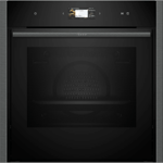 Neff N90 Slide &amp; Hide Single Oven with Steam Function - Graphite G