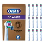 Oral-B Pro 3D White Tandbørstehoveder 12-pak