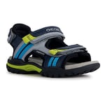 Geox Garçon J Borealis Boy Sandal, Bleu Marine Gris, 28 EU