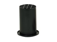 HQ-Power Tube de Bass-Reflex, pour Enceinte, avec Grille de Protection, Ø 70 x 115 mm, en Plastique, Noir