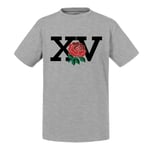 T-Shirt Enfant Xv Angleterre Rugby Sport Ballon Equipe