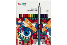 Carioca Plus - Colored Pencils 4Mm, 18 Pcs (809306) /Arts And Crafts