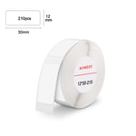 étiquettes autocollantes D11 pour imprimante thermique,papier autocollant lumineux,13mm x 35mm,pour étiqueteurs Niimbot D101 - Type 12x30mm-210pcs