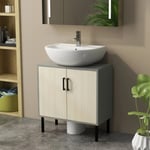 Under Sink Cabinet Bathroom Vanity Storage Cupboard Unit Doors Shelves Organizer