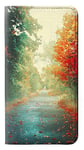 Road Through The Woods PU Leather Flip Case Cover For IPHONE 5 5S SE