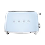 Toaster 2 tranches années 50 bleu azur - Smeg