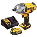 Dewalt DCF900N 18V XR Brushless 1/2  Impact Wrench 1 x 4.0Ah Battery & Charger