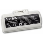 vhbw Batterie compatible avec iRobot Braava Jet 244, M6110, M6134, 250, 245, M6, 241, 240 robot électroménager blanc (2600mAh, 3,6V, Li-ion)