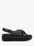 Crocs Brooklyn Luxe X-Strap Sandals, Black