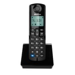 Binatone VEVA 2700 Single Cordless Phone with Call Blocker, Up to 10hrs Talk time, 80 Number Phonebook, Black