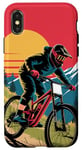 iPhone X/XS For Downhill Biking - Retro Mountain Bike Design Case