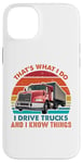 Coque pour iPhone 14 Plus Camionneur drôle Humour Sarcastique Camionneur Big Rigs