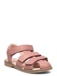 Wheat Addison Leather Sandal Rosa