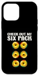 Coque pour iPhone 12 mini Check Out My Six Pack Funny Donut Lovers Workout Gym