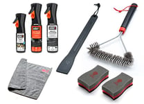 Weber Q and Pulse Barbecue Cleaning Kit | Q Series BBQ | Pulse Series BBQ | Weber Barbecue Accessories | Designed for Q and Pulse Barbecues (18286)