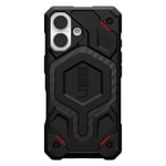 iPhone 16 UAG MONARCH Pro Series Deksel - MagSafe Kompatibel - Kevlar Black