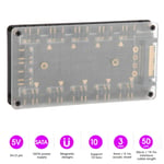 Fan Hub Splitter For /MSI AURA Motherboard RGB 5V 3‑Pin 10‑in‑1 Interfac QCS