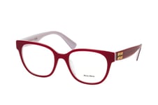 Miu Miu MU 02VV 10D1O1, including lenses, SQUARE Glasses, FEMALE