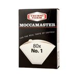 8712072850903 MOCCAMASTER Paper coffee filters Nr 1 disposable 80 pc(s) MOCCAMAS