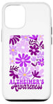 Coque pour iPhone 14 Porter Purple Alzheimer Sensibilisation Démence