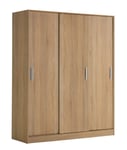 Argos Home Nova 3 Door Sliding Wardrobe - Oak