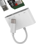 Lecteur Carte Sd Usb 3.0 Micro Sd Usb C (4 En 1) Adaptateur De Mémoire Otg Pour Iphone 16 15 Macbook Compatible Avec Samsung Pour Apple Pour Ipad Appareil Photo Compact Clé Tf Lecteur Cartes Tablette