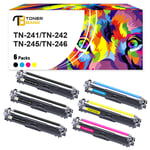 6x Toner Compatible For Brother TN241 TN245 DCP-9020CDW MFC-9340CDW HL-3140CW