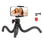 NEEWER Mini Trépied Flexible Caméra Smartphone avec Télécommande, Perche à Selfie Vlog avec Phone Holder et Action Camera Adapter Compatible avec GoPro Insta360 iPhone Samsung,Digital Camera,TP34