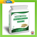 60 ASHWAGANDHA CAPSULES DAILY DOSE 2000mg 