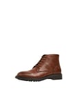 ESPRIT Tendance pour Homme Bottes à Lacets, Caramel, 44 EU