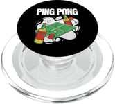 Bouteille de bière avec raquette de ping-pong - Jouer à la PopSockets PopGrip pour MagSafe