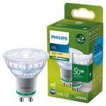 Varmhvit LED-pære spot GU10 2,1 W, Philips Ultra Efficient