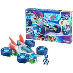 PJ Masks Pyjamasques Le Cercle des Héros Pyj'Arpenteur, véhicule Pyjamasques Convertible avec 3 Modes, Sons et lumières, Jouet, Moyen