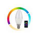 V-tac - Ampoule led E14 Connectée 4,5W rgb + 3000-6000K Compatible Google Home / Alexa smart VT-5114 fs - rgb + Variable 3000-6000K