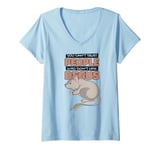 Womens Can't Trust People Who Don't Like Degus Ordinary Degu V-Neck T-Shirt