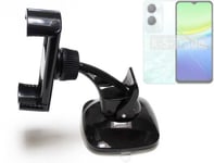 For Vivo Y36c smartphone Holder car mount windshield stand