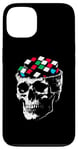 Coque pour iPhone 13 Magic Cube Skull Vintage Illustration Magic Cube Lover