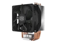 Cooler Master Hyper H412r - Prosessorkjøler - (For: Lga775, Lga1156, Am2, Am2+, Lga1366, Am3, Lga1155, Am3+, Lga2011, Fm1, Fm2, Lga1150, Fm2+, Lga2011-3, Lga1151, Am4, Lga2066) - Aluminium Med Kobberbasis - 92 Mm - Svart