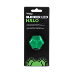 Blinkende LED-halo, 5 cm, grønn - Hund - Tur med Hunden - Refleks og lykter - Pritax