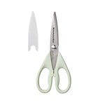 KitchenAid KE351OHPIA Classic Kitchen Shears with Protective Sheath for Everyday use, Dishwasher Safe Stainless Steel Scissors with Comfort Grip, Pistachio