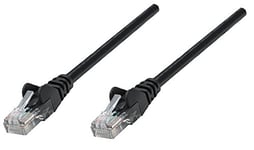 Intellinet 738354 Câble Réseau, RJ45 Connecteur Mâle, Cat 6 UTP 100% Cuivre, Noir, 2 m