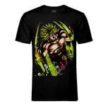 T-Shirt Homme Col Rond Broly Dragon Ball Plus Forts Des Saiyan Manga Dbz