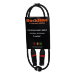 Rockline standard mikrofonkabel 1m XLR/XLR