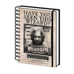 Pyramid International A5 Harry Potter Wanted Sirius Carnet de notess – Noir