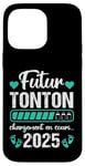 Coque pour iPhone 14 Pro Max Futur Tonton 2025 Humour Annonce Naissance Grossesse Cadeau