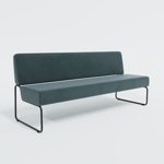 Soffa Play - Modul 190 cm, Tyg Nevotex Eros Trend 42 - Mörkblå