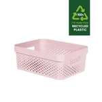 Curver Infinity Medium Storage Basket, Pink