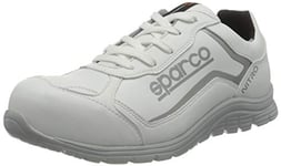 Sparco Unisex Nitro Work Safety Shoes, Bianco, 3.5 UK