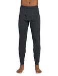 LAPASA Pantalon Thermique Homme Laine Mérinos 100% Naturelle Bas sous-Vêtement Sport Automne-Hiver M68 Gris Foncé Chiné (Très Chaud) XXL